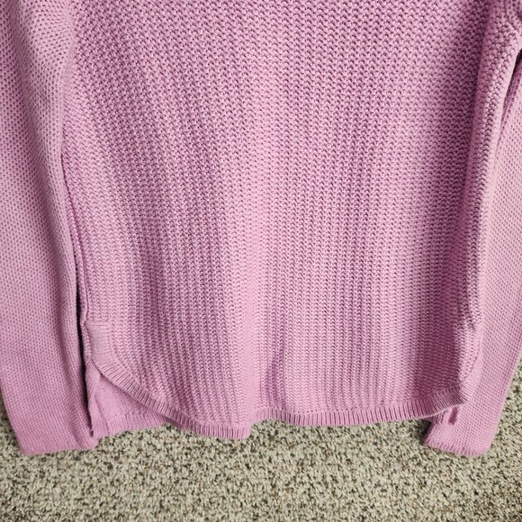 J Jill‎ Sweater Womens XS Purple Knit Crew Neck Pullover Oversized Casual Ladies - Picture 5 of 7